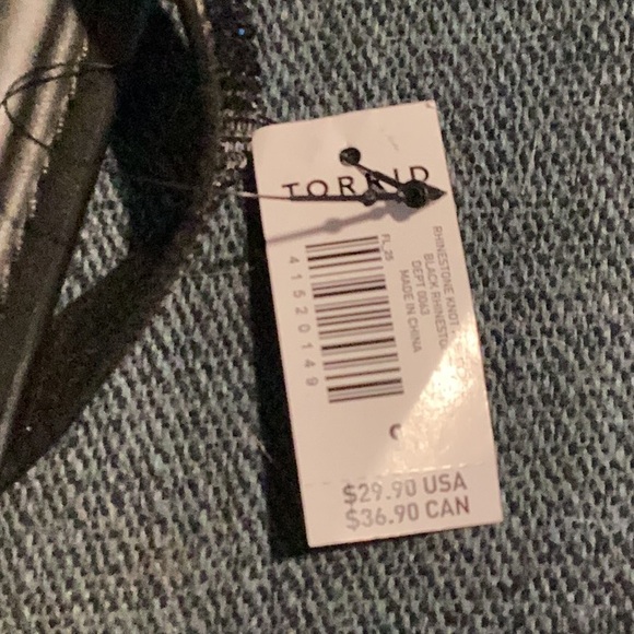 Brand New Torrid Black Sandals 9 Wide Width - Picture 5 of 7